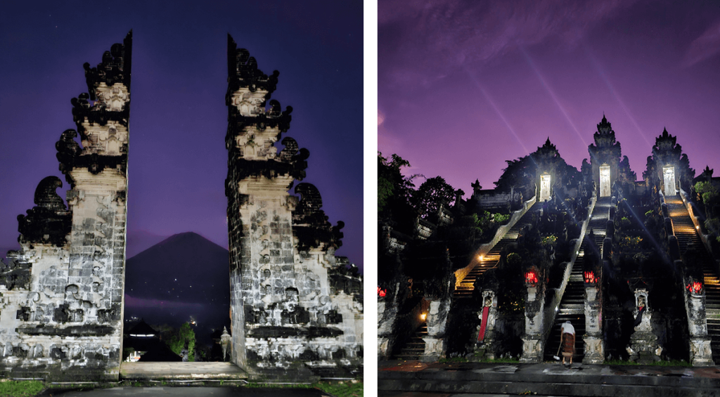Templo Lempuyang antes de las 6 de la mañana