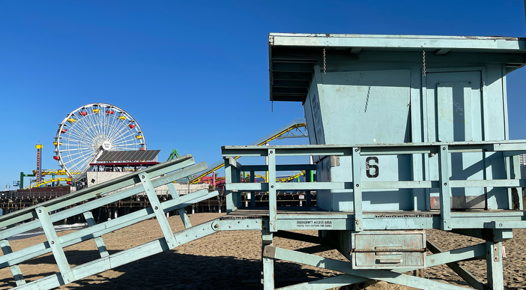 Caseta de los vigilantes de la playa
