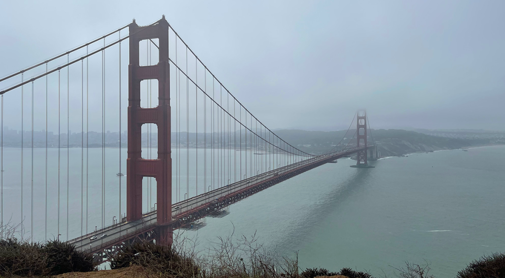 San Francisco: Puente Golden Gate en Battery Spencer