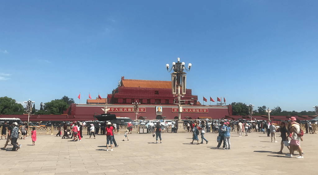 Plaza de Tiananmen en Pekín