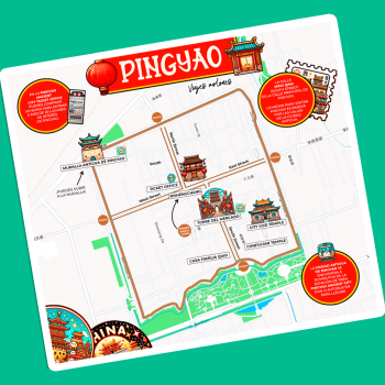 pingyao-map-cover Mapa de Pingyao: lugares que visitar